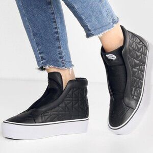 Vans x Karl Lagerfeld Sk8-Hi Laceless Platform Sneakers